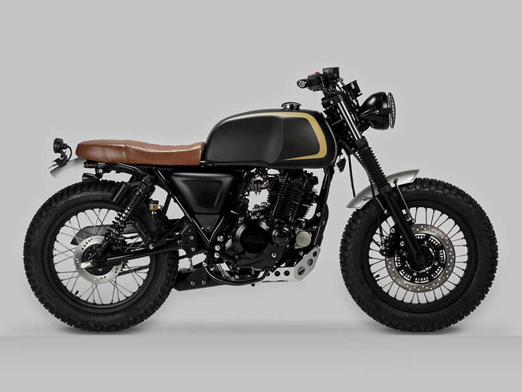 AKITA 250CC MATT BLACK AND GOLD